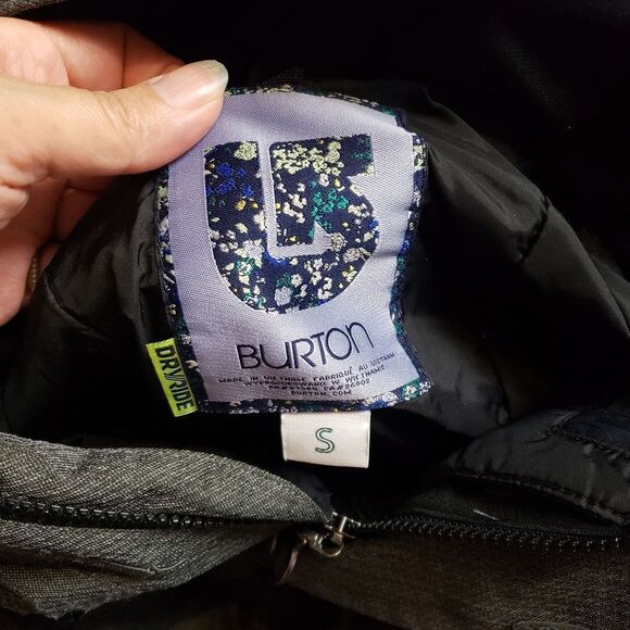 Women’s Burton Dry Ride jacket WB Jet Set JK Gray EUC SIZE S - Picture 4 of 16